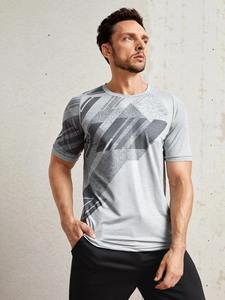 Quick Dry Sports Poliéster Fitness Workout Active Wear Camisetas para hombres Venta al por mayor Ropa de gimnasio para hombres Camisetas - Product Image 6