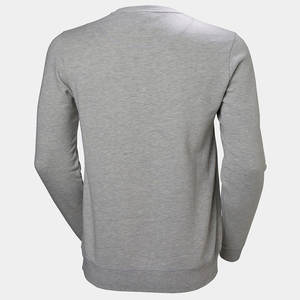 Sudadera de cuello redondo bordada con logotipo personalizado de talla estadounidense de alta calidad de fabricante, sudaderas elegantes de hombre en blanco de lana gruesa - Product Image 6