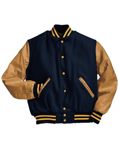 Logo brodé de marque personnalisée veste universitaire pour hommes sweat à capuche en molleton de coton dernier style veste de baseball universitaire pour hommes livraison DDP - Product Image 4