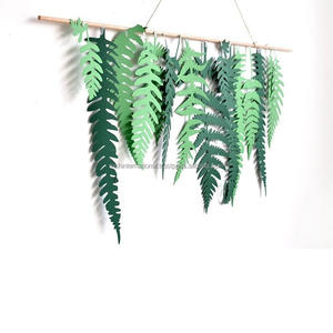 เครื่องประดับพวงมาลัยโลหะตกแต่งบ้าน,ของตกแต่งคริสต์มาสเครื่องประดับคริสต์มาสโลหะแกะสลักทองเหลืองแบน - Product Image 1