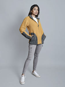 Veste polaire personnalisée OEM pour femmes hiver surdimensionné du fabricant col montant détachable fourrure respirante chauffante automne complet - Product Image 3