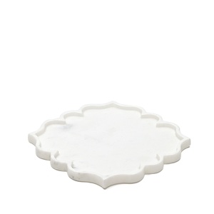 Best Selling Mugal Design White <b>Marble</b> Serving <b>Tray</b> for Home Decoration Gorgeous Looking <b>Marble</b> <b>Tray</b> for Worldwide Supply - Product Image 3