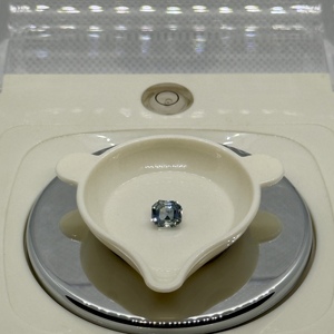 Merveilleuse qualité meilleurs prix Mossinate couleur jaune saphir naturel coupe émeraude pierres précieuses brutes en vrac pierre précieuse bicolore - Product Image 2