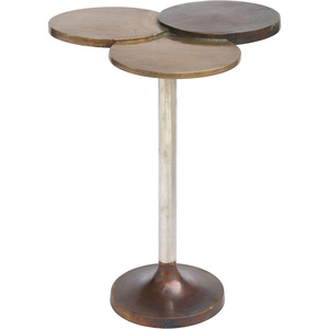 Gold Color Metal Frame & Glass Top Coffee Side <b>Table</b> Modern Design for Your Living Room or Lounge Space - Product Image 3