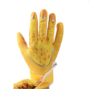 ถุงมือฟุตบอลอเมริกันทุกขนาดถุงมือรับลูกฟุตบอลแบบอเมริกันด้ามจับแข็งแรง - Product Image 5