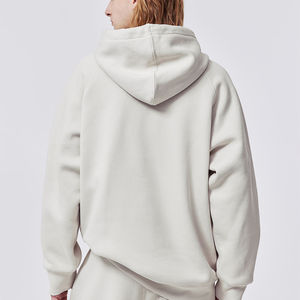 Chándal 100% algodón estampado personalizado hombres ropa de calle de gran tamaño sudaderas con capucha y pantalones de chándal Joggers conjunto algodón deportes Jogging chándal - Product Image 4