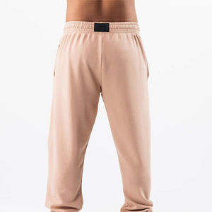 Venta al por mayor logotipo personalizado 350g polar Jogger pantalones fábrica cintura elástica pierna ancha pantalones de chándal gruesos - Product Image 6