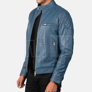 Veste en cuir pour hommes de la meilleure qualité Veste en cuir véritable pour hommes Dernière conception Automne Hiver Veste en cuir pour hommes - Product Image 2