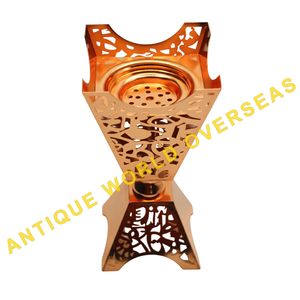 เครื่องเผาธูปโลหะด้วยเลเซอร์หรูหราทันสมัยของตกแต่งแบบคลาสสิกเป็นมิตรกับสิ่งแวดล้อมสำหรับโรงแรมกิจกรรมฤดูหนาวฤดูใบไม้ผลิน้ำมันหอมระเหย - Product Image 4