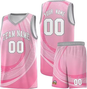 Conjunto de uniforme de baloncesto personalizado hecho en Pakistán 2025, ropa deportiva para hombres, transpirable y al por mayor a bajo precio - Product Image 3