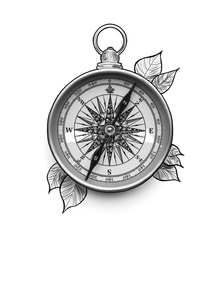 Brújula Náutica Multiusos de Metal con Construcción Duradera, Herramienta de Navegación Precisa y Pieza Decorativa para Oficina u Hogar - Product Image 4