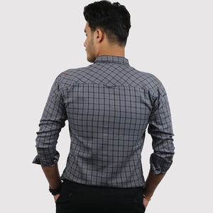 Nuevas Camisas de Vestir de Algodón para Hombre, de Lujo, Manga Larga, Diseño Sólido en Espiga, Tejidas y Transpirables, Precio Bajo al por Mayor - Product Image 2