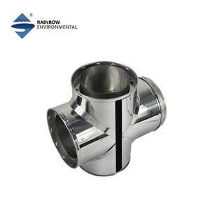 Système de cheminée à double paroi en acier inoxydable durable Rainbow Chimney Manufacture Direct pour poêles à <span class=keywords><strong>bois</strong></span>, chaudières à granulés/gaz/huile, garantie 5 ans - Product Image 2
