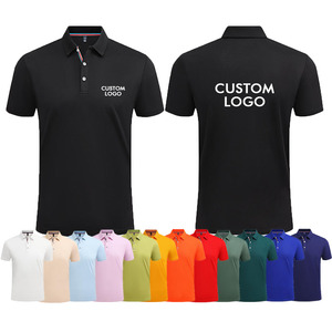 เสื้อโปโลสีทึบเสื้อยืด unisex เสื้อโปโลพิมพ์ลายโลโก้ตามสั่งสำหรับกีฬากอล์ฟ - Product Image 2