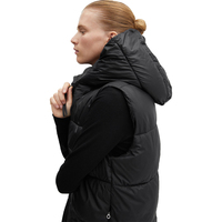 Veste matelassée bouffante avec logo personnalisé pour hommes, gilet chauffant, coupe-vent d'extérieur et d'hiver de haute qualité, gilet long pour femmes