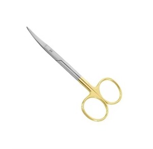 Ciseaux à pointe fine Iris en acier inoxydable chirurgical, outil de coupe de précision idéal pour les procédures médicales en clinique ophtalmique et dentaire - Product Image 3