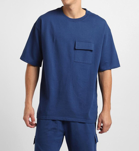 Conjunto Deportivo de Verano para Hombre, Pantalones Cortos y Camiseta de Algodón, Personalizado, Transpirable, de 2 Piezas - Product Image 5