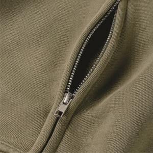 Hombres al por mayor Sudadera con capucha sólido Jogging Activewear con manga larga cremallera sudaderas con capucha Casual chándal conjuntos para hombres - Product Image 4