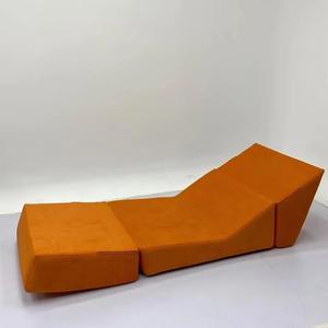 Canapé-lit au sol réglable Fauteuil inclinable avec coussins pour le salon, la chambre à coucher et le cinéma maison - Product Image 2