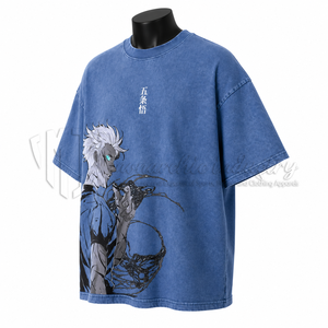Camiseta Personalizada de Algodón Grueso con Estampado Gráfico, Estilo Oversize, Lavado Ácido, Fabricante de Ropa Urbana - Product Image 3