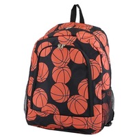 Tas ransel basket dengan kompartemen bola, tas punggung olahraga untuk Bola Sepak, Gym, perjalanan luar ruangan