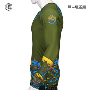 ชุดป้องกันผดผื่นแขนยาวแบบระเหิดสำหรับผู้ชายสวมใส่สบายและป้องกันด้วยตัวเลือกหลากสี - Product Image 2