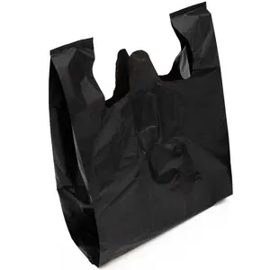 Túi nhựa mở rộng và dày vest bao bì túi xách tay Túi mua sắm thương mại thêm dày và chống rò rỉ với lớn