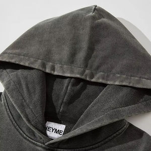 Sudadera con capucha de diamantes de imitación para hombre de la mejor calidad, ropa de calle de gran tamaño personalizada para invierno, venta de ajuste suelto - Product Image 3