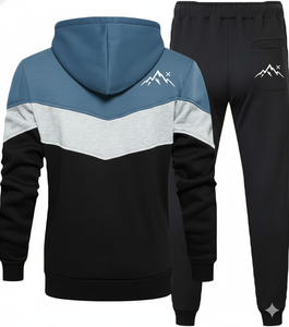 Survêtement uni à capuche sur mesure unisexe | Polaire 100% coton | Tenue d'hiver chaude - Product Image 2