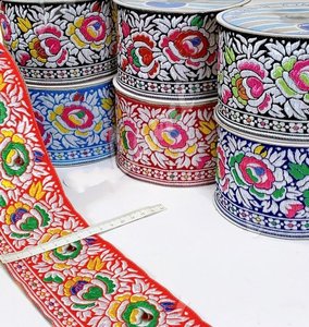 ผ้าลูกไม้ปักลายดอกไม้สำหรับเดรสและงานฝีมือผ้าลูกไม้ปักลายดอกไม้ออกแบบได้ตามต้องการ - Product Image 5