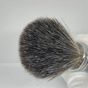 Hot Selling Badger Hair Brush Triple Blades <b>Razor</b> Shaving Kit with Wooden Rosewood Metal Handle Premium Quality Shaving Brush - Product Image 2