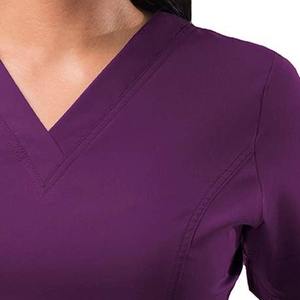 Conjuntos de uniformes de hospital OEM para mujeres profesionales Trajes de fregado de mezcla de rayón y poliéster de algodón con estilo - Product Image 5
