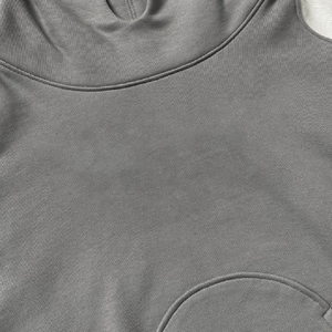 Vente en gros OEM Logo personnalisé col montant demi-fermeture éclair pull décontracté surdimensionné hommes stand sweats à capuche et sweatshirts - Product Image 4