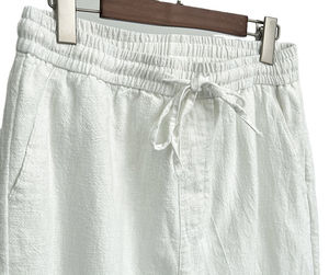 Pantalon d'hiver décontracté en toile pour hommes, yoga, plage, couleurs et logo personnalisés, respirant, séchage rapide, anti-rides, écologique - Product Image 3