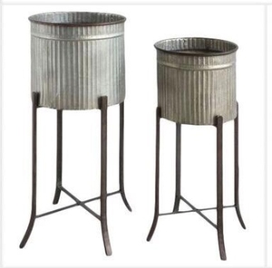 Maceta redonda de hierro de tamaño mediano, macetas de jardín de Color marrón para decoración de jardín y hogar, macetas personalizadas - Product Image 4