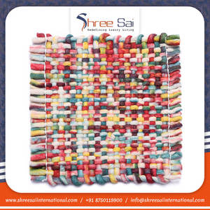 Latest Modern Stylish Handmade Custom Wool Area Rugs Indian Embroidered Eco-friendly Stain Resistant Carpets for Living Rooms - Product Image 4