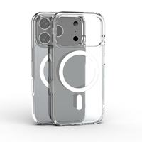 Coque de téléphone portable transparente magnétique animée pour iPhone 17 Pro Max, officielle, originale, 3 packs, en PC, design de luxe