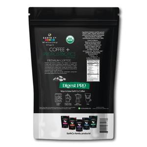 Caffè funzionale, caffè macinato + pre e postbiotici 8 oz, caffè biologico certificato USDA - Product Image 2