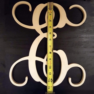 13 Pollici. 26 Lettere in Legno Non Finite e Lucidate per Calligrafia, Monogramma, Decorazione Ecologica Fai-da-Te, Appendiporta, Decorazione Murale, Alfabeto - Product Image 6