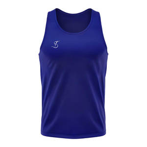 Débardeur pour homme en tissu mélangé de coton respirant sans manches pour gym et fitness Débardeur pour homme coupe extensible - Product Image 1