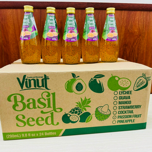 เครื่องดื่มน้ำพีชเบซิล280มล. (9.8ฟลอยซ์) โรงงานเวียดนาม | ปราศจากน้ำตาลฉลากส่วนตัว /odm - Product Image 6