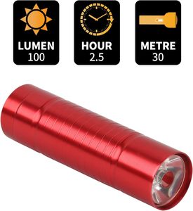 Goldmore1 đỏ mini ED đèn pin, đèn pin màu đỏ sử dụng <span class=keywords><strong>3xaaa</strong></span> Pin Đỏ ngọn đuốc cho Thiên Văn Học, hàng không, quan sát ban đêm - Product Image 2