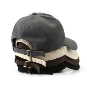 Panel de sombreros unisex Gorras de béisbol hechas de 100% algodón, sin estructura, lisas y personalizables en los sombreros de color - Product Image 4