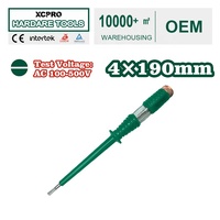 4x190mm AC 100-500V Voltage Test Pencil Insulated Screwdriver Tester Tool for Electrician Live Wire Detection