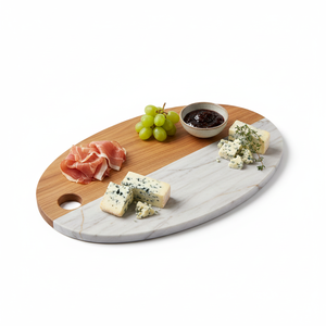 Tabla de Cortar de Madera de Mármol Premium con Mango, Tabla de Cortar Hecha a Mano para Cocina, Hogar y Restaurante a los Precios Más Bajos - Product Image 2