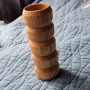 Modern Eco-Friendly Napkin <b>Rings</b> <b>Resin</b> Metal Wood & Glass Customizable Table Decor by MS Handicraft - Product Image 3