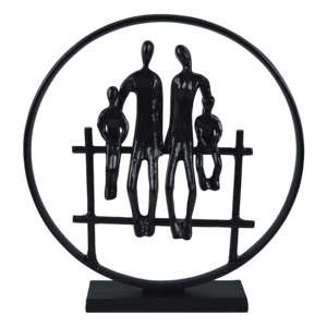 Best Design Figure <b>Sculpture</b> Standing Pose Office Table Decoration Human Statue With Black Finishing <b>Wooden</b> Base - Product Image 2