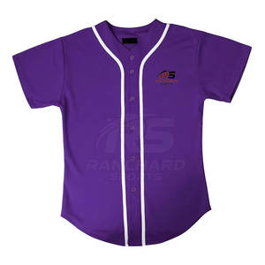 Customized Logo <b>Light</b> Weight Baseball Jersey Oversized <b>Cheap</b> Price Baseball Jersey For Unisex - Product Image 5