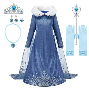 Vestido de Princesa Elsa Reina de las Nieves para Niñas - Product Image 2