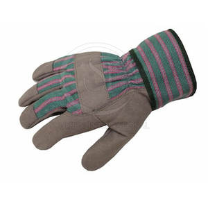 ถุงมือทำงานหนังแท้สีทึบถุงมือทำงาน - Product Image 5